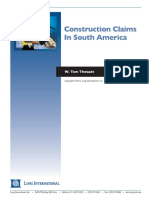 Construction Claims in South America