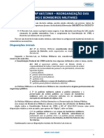 Decreto-Lei #6671969 - Reorganização Das Polícias e Bombeiros Militares