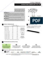 Ficha Técnica: Estructura Gamaflor T TH / VF