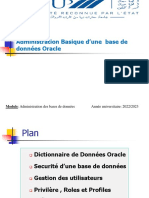 Administration Basique D'une Base de Données Oracle