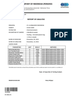 Sertificate Silica Sand SUCOFINDO