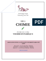 Chimie 3 - Thermodynamique