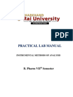 Instrumental Methods of Analysis