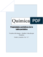 Propiedades Periodicas de La Tabla Periodica