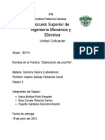 QUIMICA - Elaboración de Una Pila