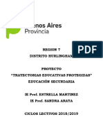 Proyecto Trayectorias Educativas Protegidas