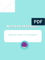 Adaptación Neonatal y Termorregulación