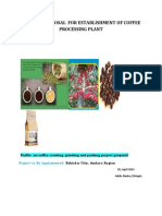 Project Proposal For Establishment of Coffee Processing Plant