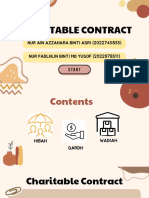 Charitable Contract