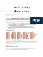 Aneurismas y Disecciones