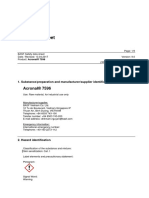 Acronal 7596 - MSDS