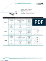 High Frequency Wire Wound Transformers