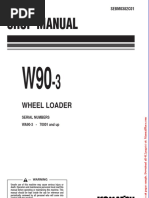 Komatsu Wheel Loaders w90 3 Shop Manual