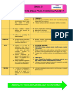 Semana 31: Mi Proyecto de Ideas para Cuidar El Planeta