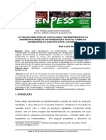 Ekeys, As Transformações No Capitalismo Contemporâneo e Os Diferentes Modelos de Intervenção Estatal Sobre As Expressões Da Questã