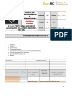 Protocolo Muros de Albañilería A La Vista (Recintos Secos)