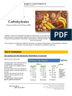 3 Test For Carbohydrates