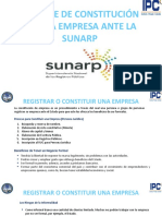 Trámite de Registro de La Empresa en Sunarp