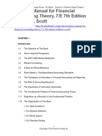 Solution Manual For Financial Accounting Theory 7 e 7th Edition William R Scott