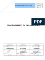 4.-Procedimiento en Excavaciones