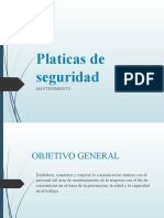 Platicas de Seguridad