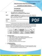 INFORME N°xxxxxxxxxx-2023 INFORMACION COMPLEMENTARIA PARA FINANCIAMIENTO SALDO DE OBRA MUROS CHACAPAMPA, HAUYLLA