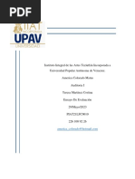 Ensayo de Auditoria. Primera Manera de Evaluar Mayo 2023