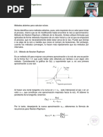 2.5. Método Newton-Raphson