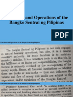 Functions and Operations of The Bangko Sentral NG Pilipinas (PPT Version)