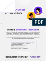 Behavioral IV