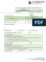 Candidate Assessment Tool AURETD101