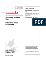 Canada Visa Requirement