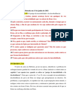 Sermão em HB 3.12-19 - O QUE FAZER PARA VENCER A INCREDULIDADE