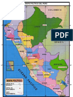 Mapa Político Del Perú