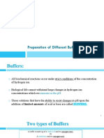 3 Preparation of Different Buffer Solutions