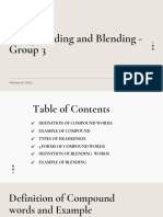 Compounding and Blending - Group 3