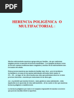 Herencia Poligenica o Multi Factorial