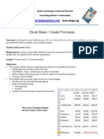 0316 Excel Basic Create Formulas