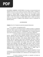 Acuerdo XXVI Superior Tribunal de Corrientes