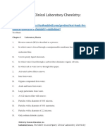 Test Bank For Clinical Laboratory Chemistry Sunheimer