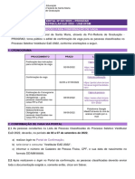 Edital 031 2022 Prograd UFSM Edital de Confirmacao de Vaga Vestibular EaD 2022 2