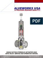 Single Acting Hydraulic Actuator