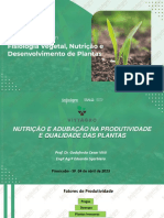 Nutrição e Adubação Na Produtividade