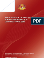 Industy Code of Practice For Safe Working in A Confined Space 2010