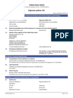 Safety Data Sheet Pigment Yellow 101: SECTION 1: Identification of The Substance/mixture and of The Company/undertaking