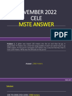 Mste Nov 2022 Questions Part 1