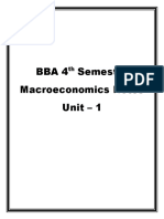 Macroeconomics Notes Unit 1