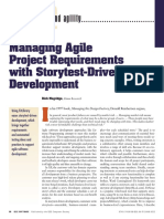 Managing Agile Project Requirements With Storytest-Driven Development