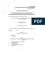 THE VALUATION AND VALUERS GENERAL REGULATIONS 2018 - GN NO 136 of 2018