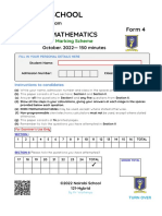 Math Pp1 Nairobi SCHL Opener t3 2022 Ms